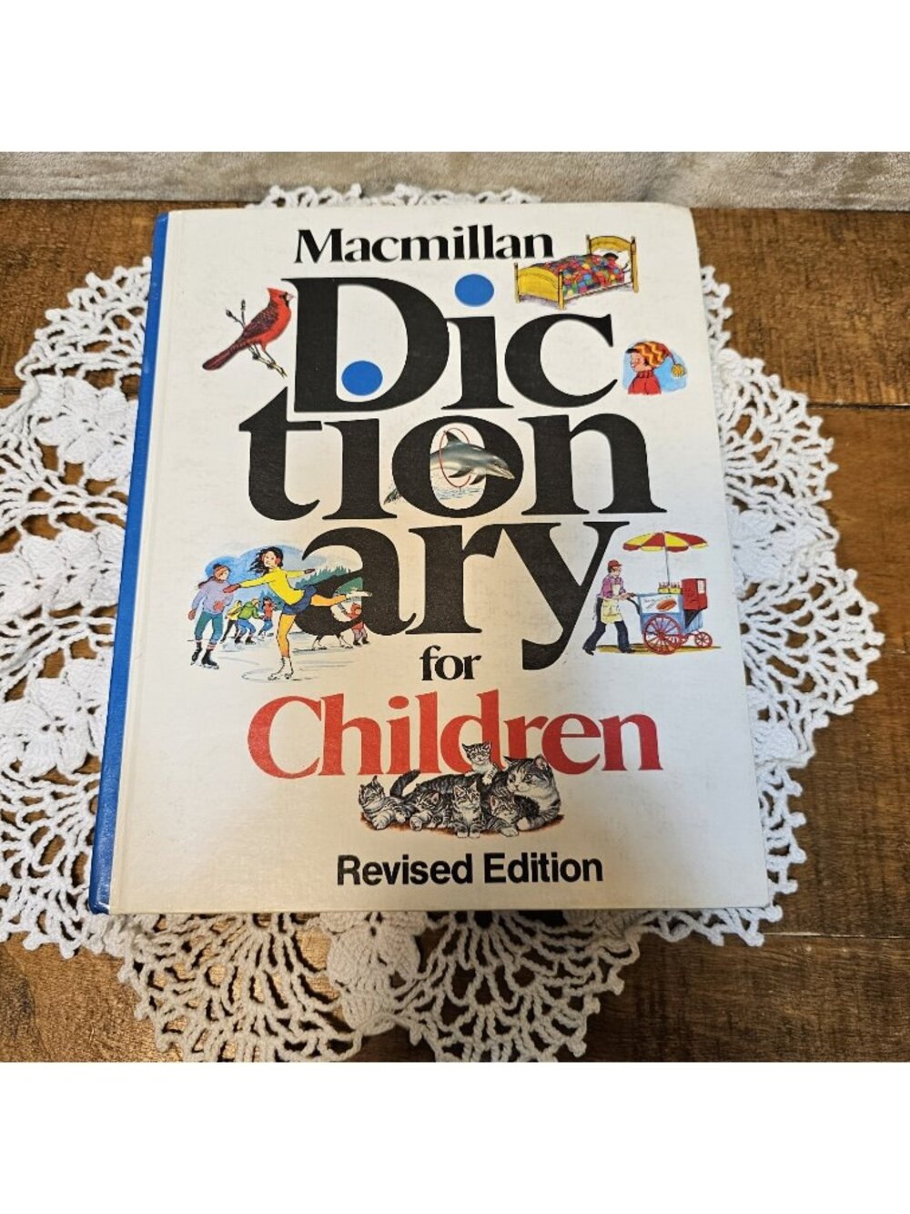Vintage 1982 Dictionary For Children First Revised Edition Hardcover Old Book
